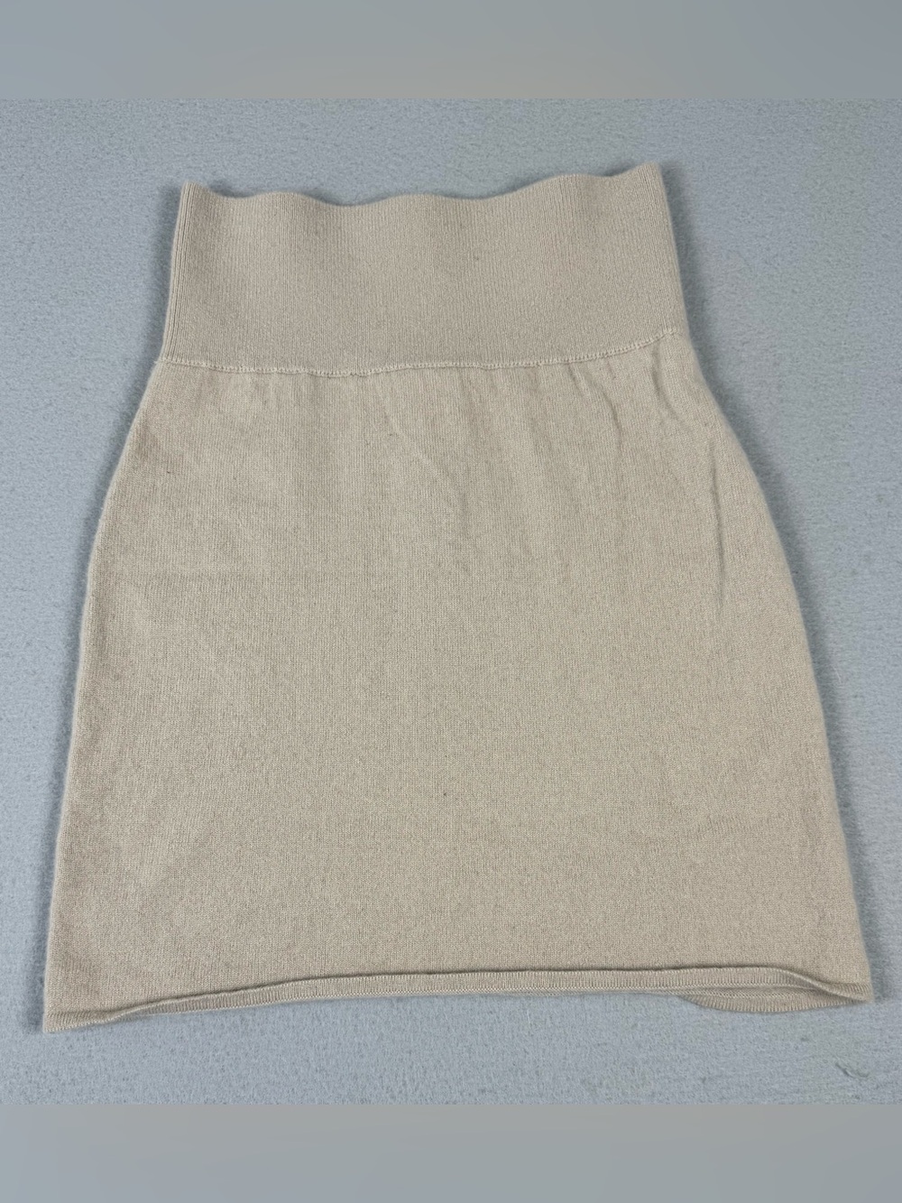 Naked Cashmere Women’s Lana Pull-On Mini Skirt In Tan Size Small Quiet Luxury - Picture 4 of 4